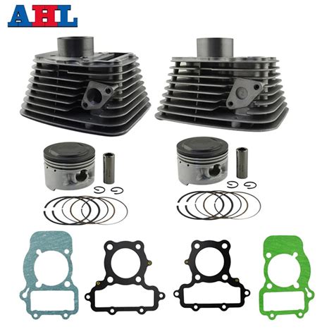 Motorcycle Engine Parts For YAMAHA XV250 XV 250 Front & Rear Air Cylinder Block & Piston Kit ...