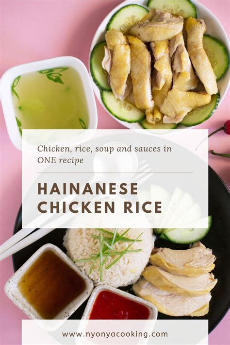 Hainanese chicken rice | Asian recipes, Hainanese chicken, Chicken rice ...