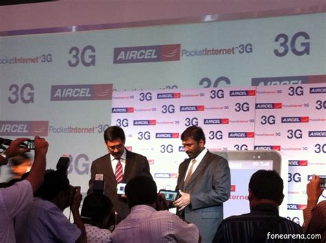 Aircel 3G launch photos, data plans included