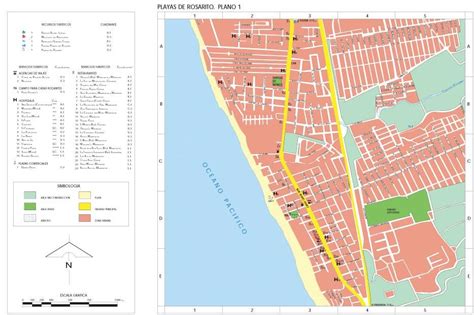 Rosarito Beach Map, North Baja California, Mexico | Baja california, Rosarito, Rosarito beach