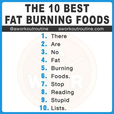 The 10 Best Fat Burning Foods (For Men And Women)