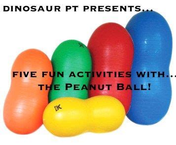 Five Fun Activities with the …Peanut Ball! | Pediatric physical therapy ...