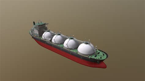 Gas Carrier Ship - Download Free 3D model by medialog [0fe1b96] - Sketchfab