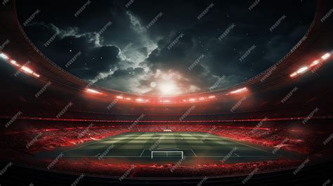 Premium AI Image | stadium at night