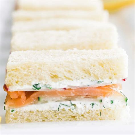 Smoked Salmon Tea Sandwiches Recipe - Chef Billy Parisi