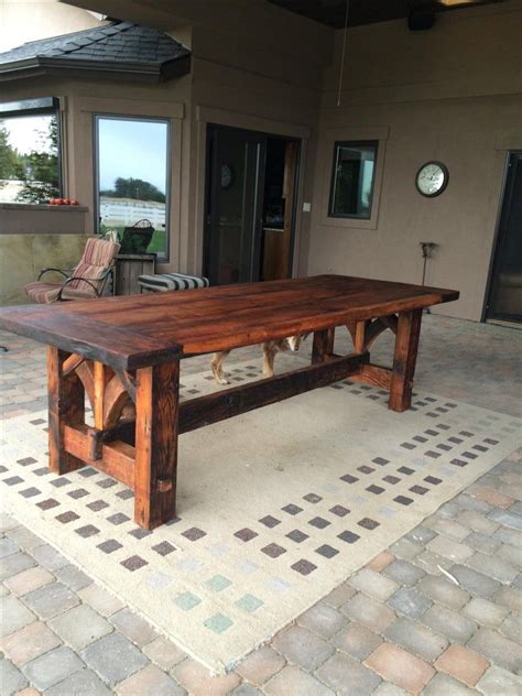 Farmhouse Table Hand Made with Reclaimed Douglas Fir Barn Wood | Etsy ...