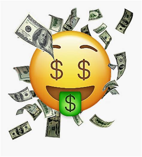 Money Clipart Emoji - Transparent Background Emoji Money , Free ...