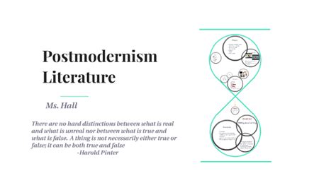 Postmodernism Literature by Sarah Hall on Prezi