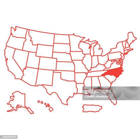 54 North Carolina State Outline Stock Photos, High-Res Pictures, and ...