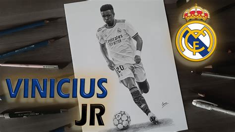 VINICIUS JR 🇧🇷 fantasía pura en el REAL MADRID | Drawing Vinicius Jr. - YouTube