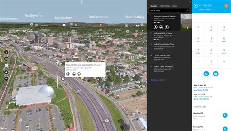 Bing Maps Adds 3D imagery and Skype Integration