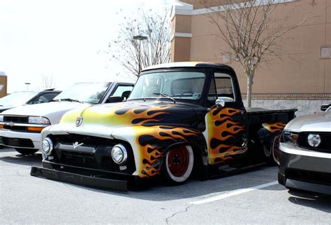 Slammed Custom Ford Truck