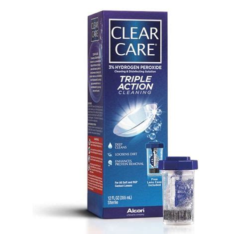 Clear Care Triple Action Cleaning & Disinfecting Solution