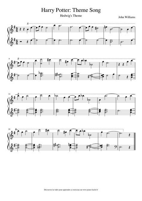 Pin by Belle Cote Boutique on Sheet music | Clarinet sheet music, Harry ...