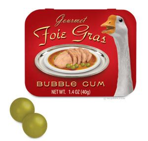 Foie Gras Bubble Gum | Foodiggity