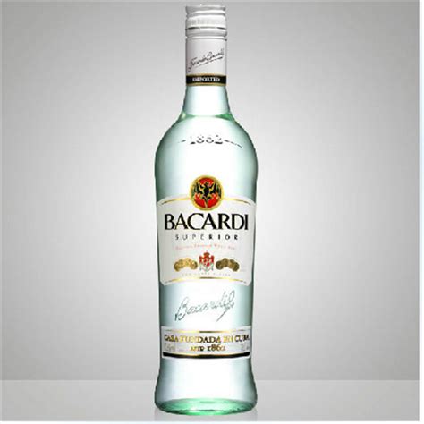 百加得白朗姆酒 百家得白朗姆 烘培朗姆酒 Bacardi White Rum-阿里巴巴