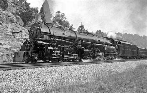 Norfolk and Western Class A 2-6-6-4 1218 roars upgrade in … | Flickr