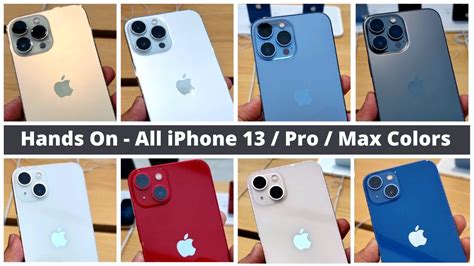 All iPhone 13 Colors - iPhone 13 / 13 Pro / 13 Pro Max - YouTube