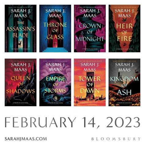 The Throne of Glass series is getting new covers in 2023. : r/SarahJMaas