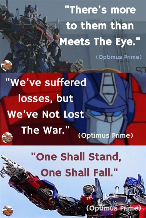 31 Optimus Prime Quotes For Wisdom & Leadership Lessons | Transformers ...