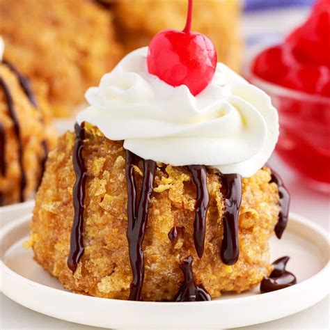 Fried Ice Cream | TheBestDessertRecipes.com