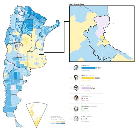 Map of the presidential election results in Argentina : r/MapFans