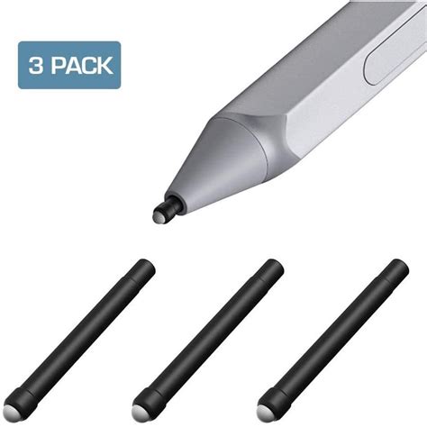 3Pcs Microsoft Surface Stylus Pen Nibs High Sensitivity Surface Pen Refill Sensitive Fine Rubber ...