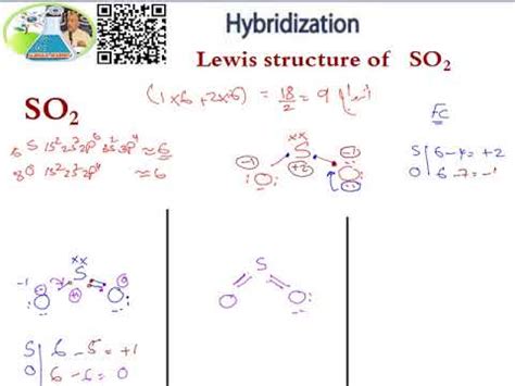 LEWIS STRUCTURE - HYBRIDIZATION SO2 - YouTube