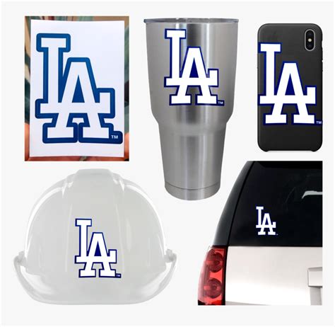 5 La Dodgers Decals Gifts Dodger Merchandise Apparel - Los Angeles ...