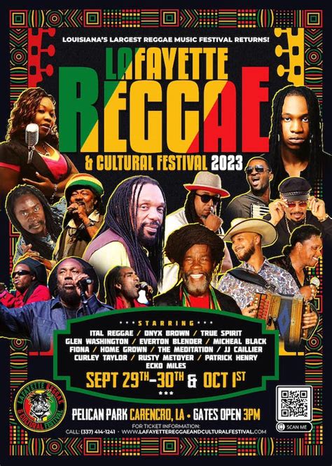 Lafayette Reggae & Cultural Festival 2023 - reggaeville.com