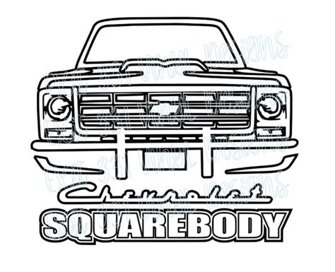 Digital ONLY Chevrolet Squarebody - Etsy