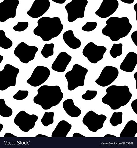 Cow seamless pattern background Royalty Free Vector Image