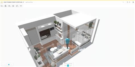 What is a Studio apartment floor plan and How to Make It? - HomeByMe