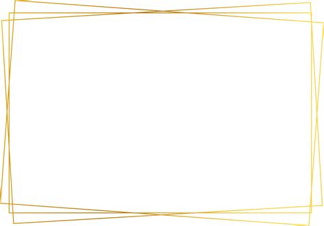 Gold Frame Png Free Images With Transparent Background - (5