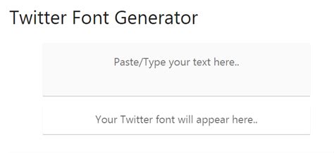 Twitter Font Generator - Font Bots