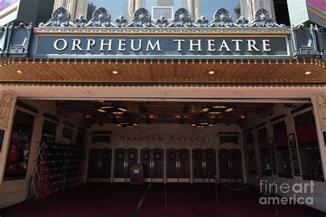 Orpheum Theatre San Francisco California 5D17988 Photograph by San Francisco Artist - Fine Art ...