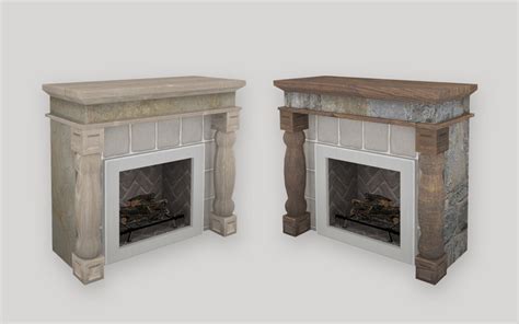 #RusticLife Fireplace | SimPlistic Sims 4