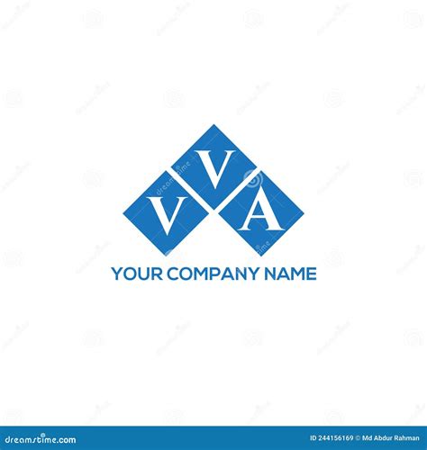 VVA Letter Logo Design on White Background. VVA Creative Initials Letter Logo Concept Stock ...