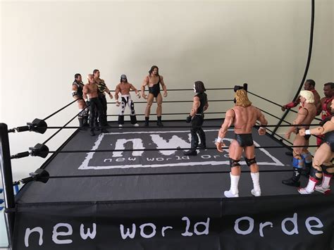 NWO ring skirt + apron. Raw is War ring skirt are Cool | Wrestlingfigs.com WWE Figure Forums