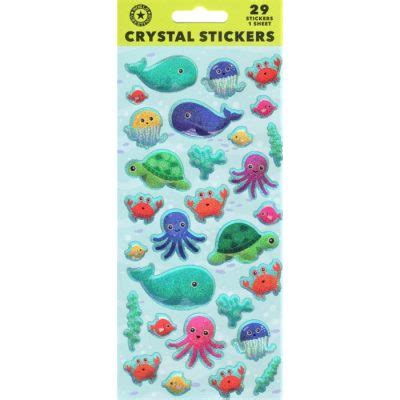 Stickers Sea Creatures (1sheet) STATIONERY CITY