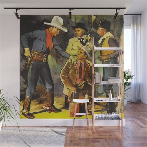 Vintage Western Cowboy Scene Wall Mural With our Wall Murals, you can ...