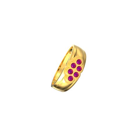 Stone Square Design Gold Ring 05-03 - SPE Gold