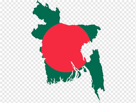 Flag of Bangladesh Map National flag, map, flag, leaf, grass png | PNGWing