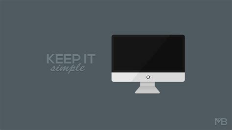 Keep It Simple - Minimalist Wallpaper by MartinBerthelsen on DeviantArt