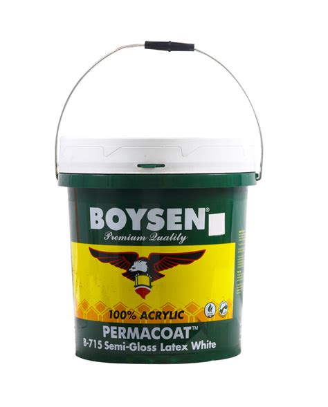 Boysen B-715 16L White Permacoat Semi-Gloss Latex Paint – AHPI