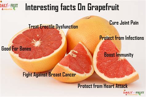 Nutrition chart for Grapefruit