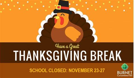 Burnet CISD Closed for Thanksgiving Break | Burnet Consolidated ISD