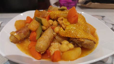 Recipe Couscous, chicken and sausage (merguez) instant pot - pressure ...