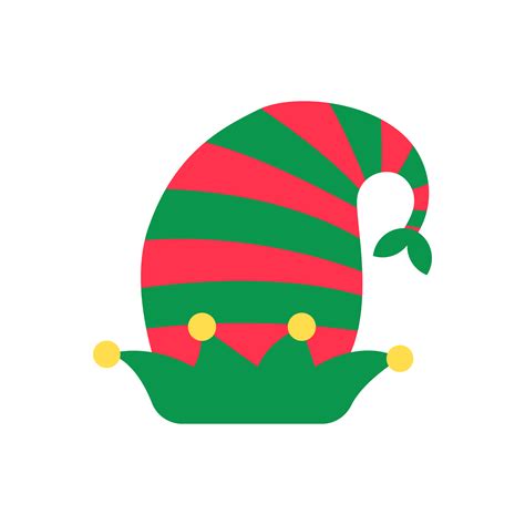 Christmas hat. Green elf hat to decorate your head at Christmas parties ...