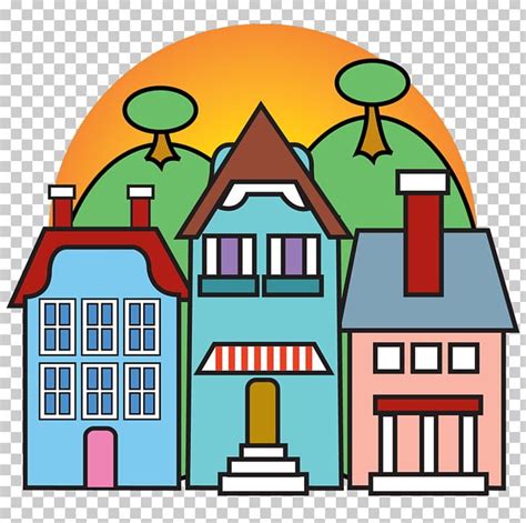 Cartoon Royaltyfree Townhouse PNG, Clipart, Area, Artwork, Avenue, Barangay Hall, Cartoon Free ...